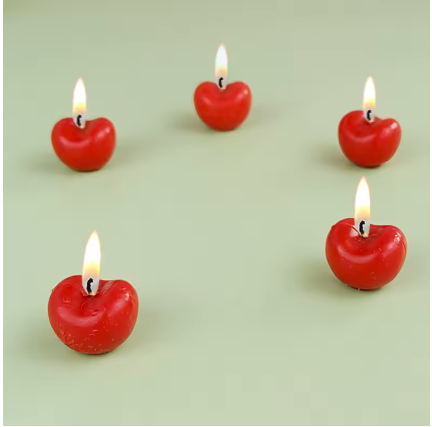 Cherry Birthday Cake Candle Cherry Fruit Candle