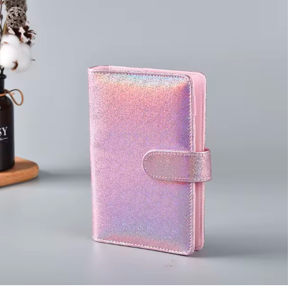 Glitter Notebook Notepad Pink Kawaii Planner Scrapbook Gift Soft Cover Creative School Supplies Journal Diary