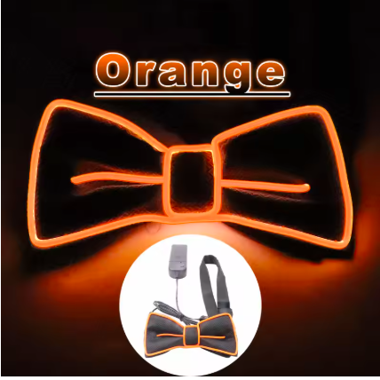 LED Suspenders Bow Tie Unisex