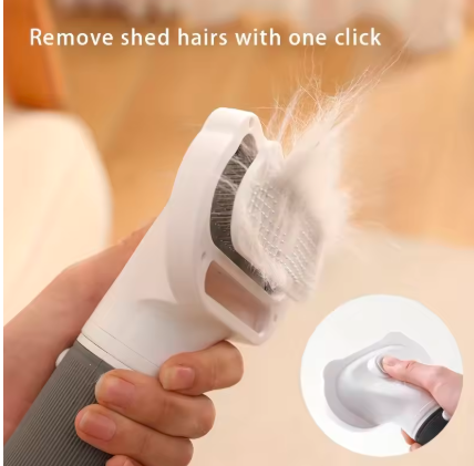 3 In 1 Pets Hair Dryer Brush Comb  for Dog Cat Kitten Puppy Fur Grooming with Adjustable Gears Wind Speed Control Mute