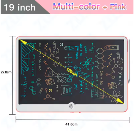 19inch LCD Writing Board, Art Writing Painting Children Tools, Educational board